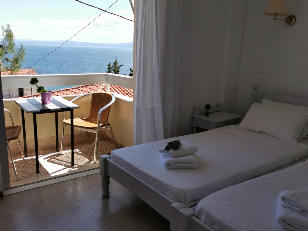 Hotel Rania Lutrá Edipszú Kültér fotó